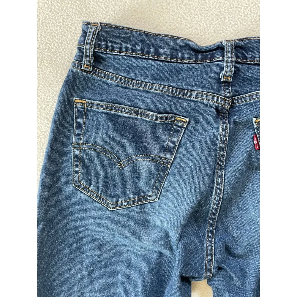 Levi's Men 34x28 511 Slim Fit Jeans Blue Medium Wash Denim Stretch Labeled 34x30